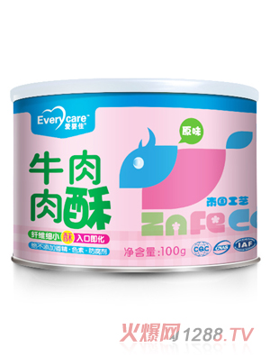 愛嬰佳頑皮動(dòng)物肉松牛肉酥