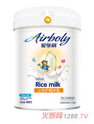 愛堡利強化鐵小米護(hù)暢米乳