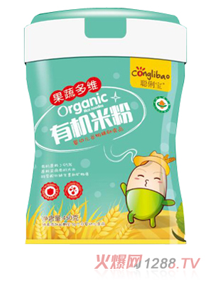 聰俐寶果蔬多維有機(jī)米粉 聽裝