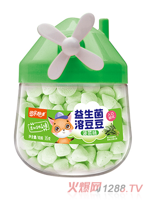 倍樂媽咪益生菌溶豆豆-風車罐菠菜味