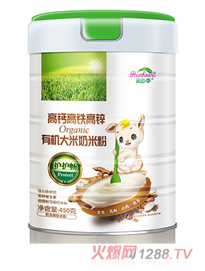 潤(rùn)心草高鈣高鐵高鋅有機(jī)大米奶米粉